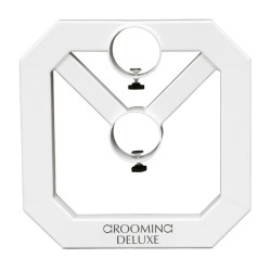 Cavaletti de aluminio Square Grooming Deluxe por Kentucky por 2 Blanco