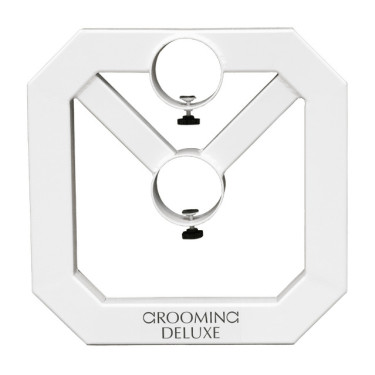 Cavaletti de aluminio Square Grooming Deluxe por Kentucky por 2 Blanco