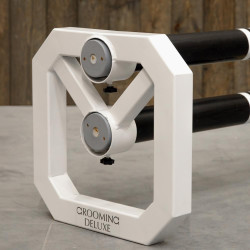 Cavaletti de aluminio Square Grooming Deluxe por Kentucky por 2 Blanco
