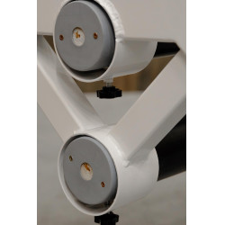 Cavaletti de aluminio Square Grooming Deluxe por Kentucky por 2 Blanco