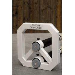 Cavaletti de aluminio Square Grooming Deluxe por Kentucky por 2 Blanco