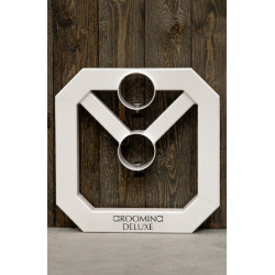 Cavaletti de aluminio Square Grooming Deluxe por Kentucky por 2 Blanco