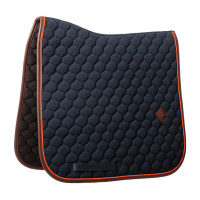 Manta de montar Kentucky Onion quilt Leather Neon Marino Azul marino