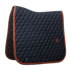 Manta de montar Kentucky Onion quilt Leather Neon Marino Azul marino Manta de montar Kentucky Onion quilt Leather Neon Marino Azul marino