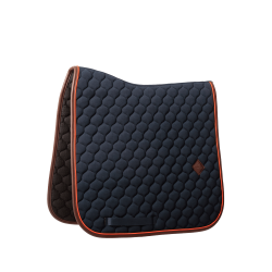 Manta de montar Kentucky Onion quilt Leather Neon