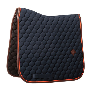 Manta de montar Kentucky Onion quilt Leather Neon Marino Azul marino Manta de montar Kentucky Onion quilt Leather Neon Marino Azul marino