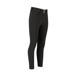 Pantalón de equitación Kentucky Miami grip rodillas mujer Negro