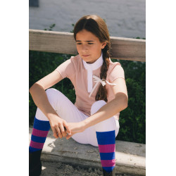 Polo de concurso Kentucky Tokyo de manga corta para niña Rosa viejo