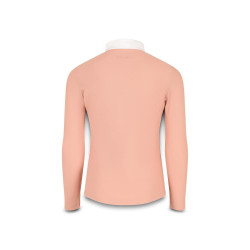 Polo de concurso Kentucky Tokyo de manga larga para niña Rosa viejo