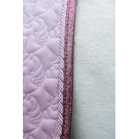 Almohadilla de montar Kentucky Cabeza de Unicornio con Purpurina Rosa pálido Almohadilla de montar Kentucky Cabeza de Unicornio con Purpurina Rosa pálido