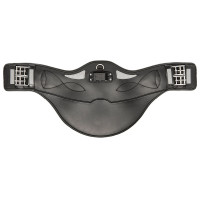 Hebilla corta de cincha abdominal Acavallo Gel & PVC Negro
