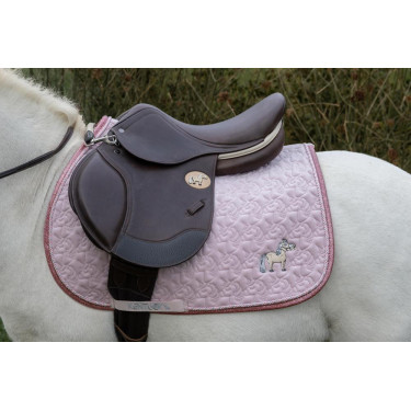 Almohadilla de montar Kentucky Cabeza de Unicornio con Purpurina Almohadilla de montar Kentucky Cabeza de Unicornio con Purpurina