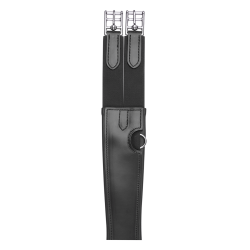 Cinchón de montura Waldhausen de cuero Negro