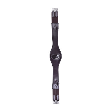 Cinchón de montura Waldhausen de cuero Castaño Marr&amp;amp;amp;oacute;n