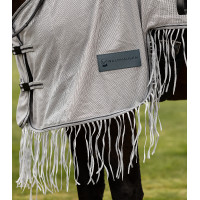 Cubrecuartos antimoscas Waldhausen Protect con flecos Gris plateado / gris Cubrecuartos antimoscas Waldhausen Protect con flecos Gris plateado / gris
