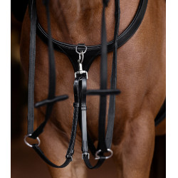 Pechopetral Waldhausen X-Line con puente largo Negro