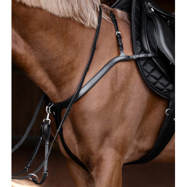 Pechopetral Waldhausen X-Line con puente largo Castaño Marrón