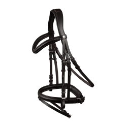 Brida Waldhausen X-Line Estocolmo muserola combinada pull back Castaño Marrón