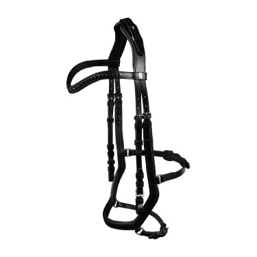 Brida Waldhausen X-Line Relaxation muserola anatómica Negro Brida Waldhausen X-Line Relaxation muserola anatómica Negro