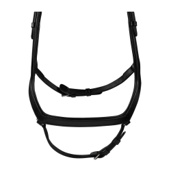 Brida Waldhausen X-Line Relaxation muserola anatómica Negro