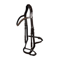 Brida Waldhausen X-Line Relaxation muserola anatómica Castaño Marr&amp;amp;amp;oacute;n