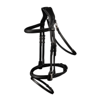 Brida Waldhausen X-Line Work muserola combinada Negro