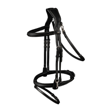 Brida Waldhausen X-Line Work muserola combinada Negro