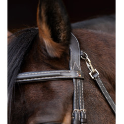 Brida Waldhausen X-Line Work muserola combinada Castaño Marrón