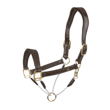 Cabezada de cuero Waldhausen S-Line Royal Castaño Marrón