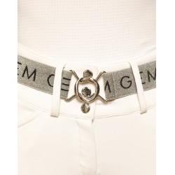 Cinturón GEM Zaza Plateado Gris