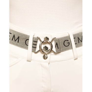 Cinturón GEM Zaza Plateado Gris