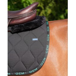 Alfombra GEM Love Negro / verde