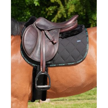 Alfombra GEM Love Negro / verde