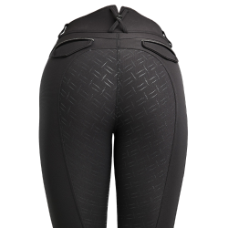 Pantalón Montar MoGloria full grip mujer banda caviar Negro