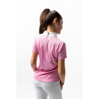 Polo de concurso Horze Kaya infantil con strass Polo de concurso Horze Kaya infantil con strass