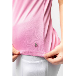 Polo de concurso Horze Kaya infantil con strass Begonia rosa Polo de concurso Horze Kaya infantil con strass Begonia rosa