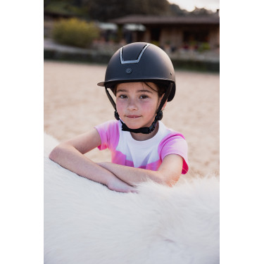 Polo de concurso Horze Kaya infantil con strass Polo de concurso Horze Kaya infantil con strass