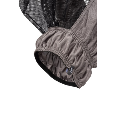 Máscara anti-moscas Eczema Horze Mountain Essence UV Gris claro