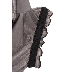 Máscara anti-moscas Eczema Horze Mountain Essence UV Gris claro