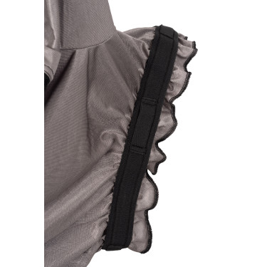 Máscara anti-moscas Eczema Horze Mountain Essence UV Gris claro