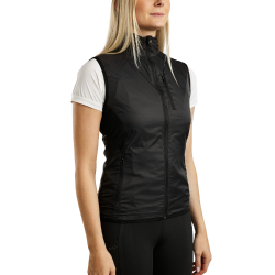 Chaleco sin mangas MoRegina ligero Foil logo mujer