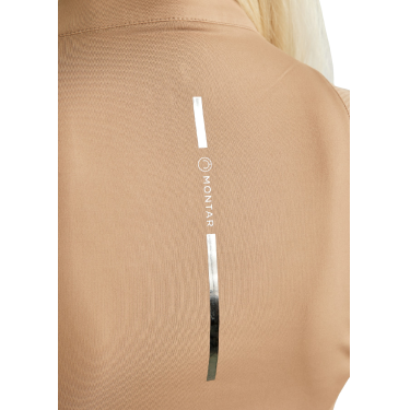 Polo de entrenamiento Montar MoStar de manga corta con inserciones de malla para mujer Polo de entrenamiento Montar MoStar de manga corta con inserciones de malla para mujer