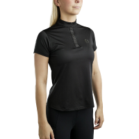 Camiseta de entrenamiento Montar MoBriella Junior con cristal gun metal