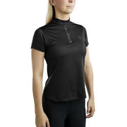 Camiseta de entrenamiento Montar MoBriella Junior con cristal gun metal