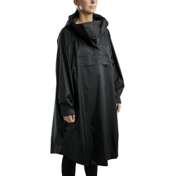 Impermeable largo Montar MoRianne logotipo negro