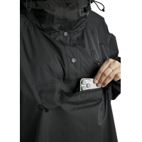 Impermeable largo Montar MoRianne logotipo negro Impermeable largo Montar MoRianne logotipo negro