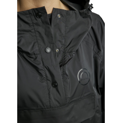 Impermeable largo Montar MoRianne logotipo negro Impermeable largo Montar MoRianne logotipo negro