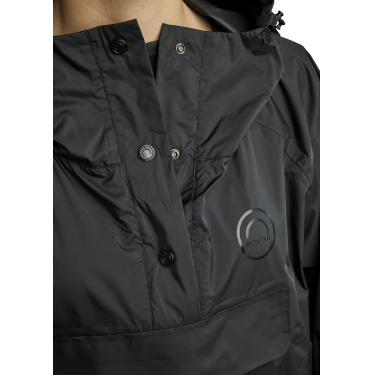 Impermeable largo Montar MoRianne logotipo negro Impermeable largo Montar MoRianne logotipo negro