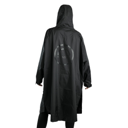 Impermeable largo Montar MoRianne logotipo negro Impermeable largo Montar MoRianne logotipo negro