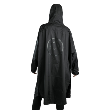 Impermeable largo Montar MoRianne logotipo negro Impermeable largo Montar MoRianne logotipo negro